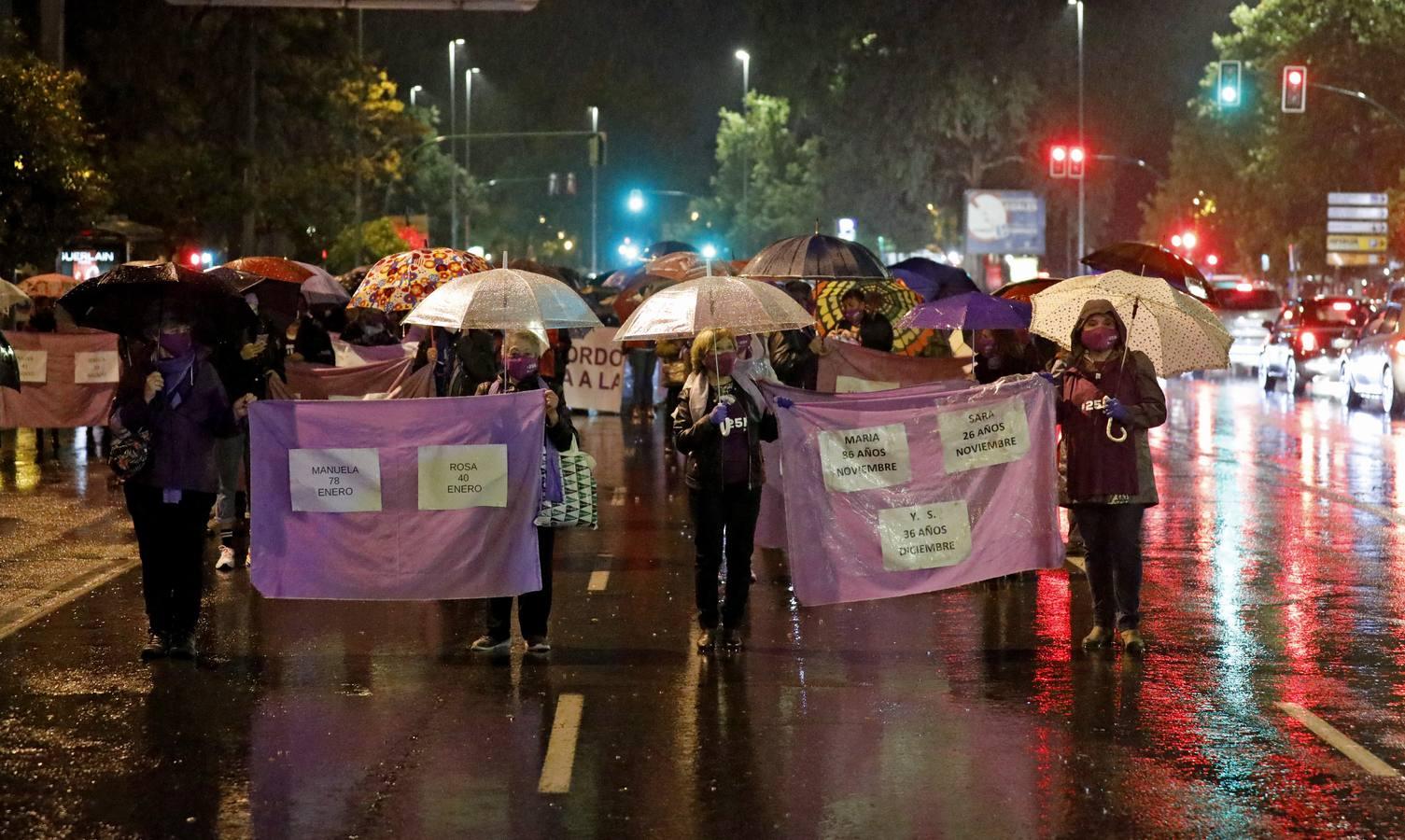 La marcha contra la violencia machista en Córdoba, en imágenes