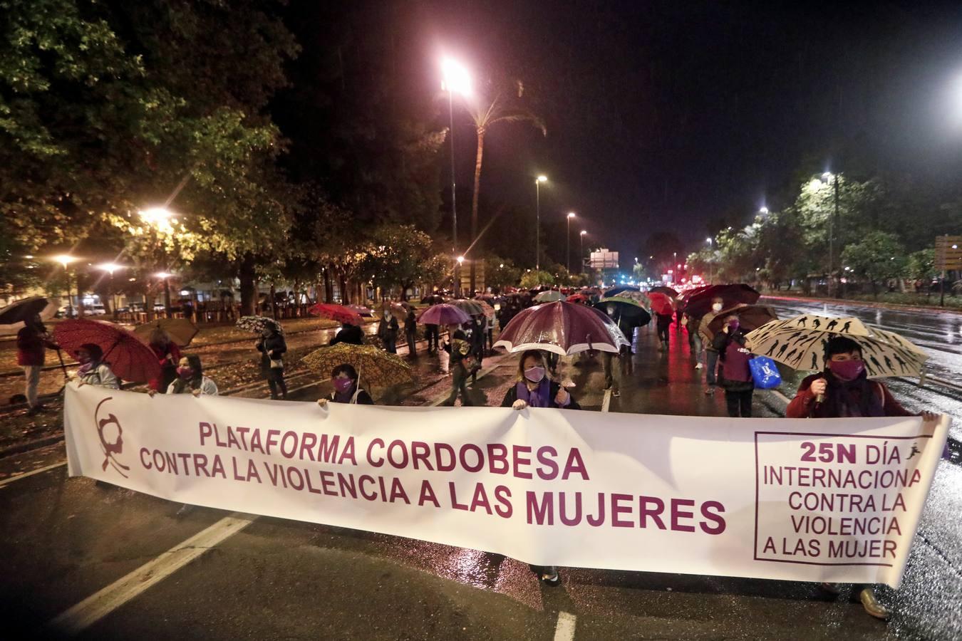 La marcha contra la violencia machista en Córdoba, en imágenes