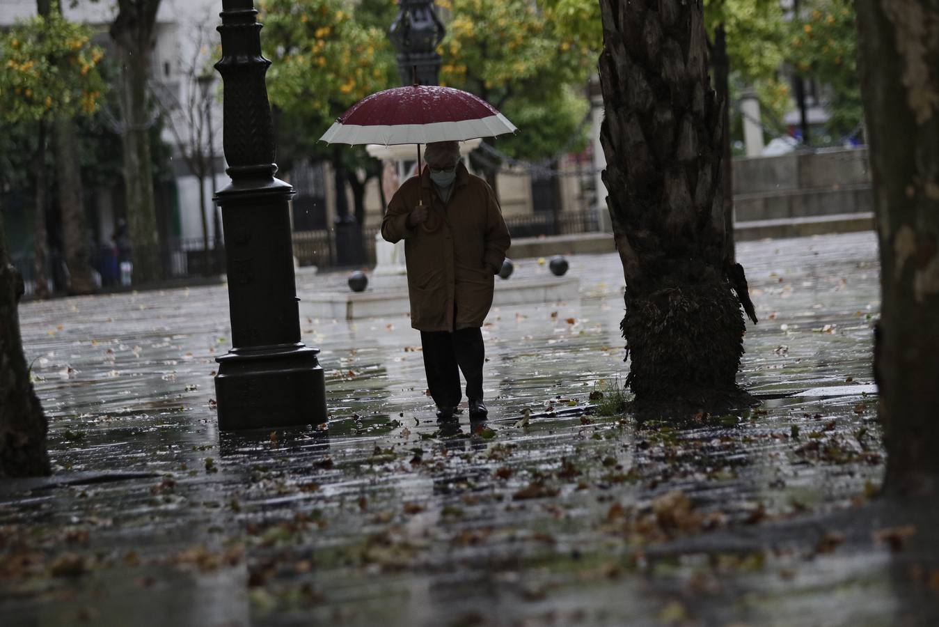 Las imágenes de la lluvia en Sevilla