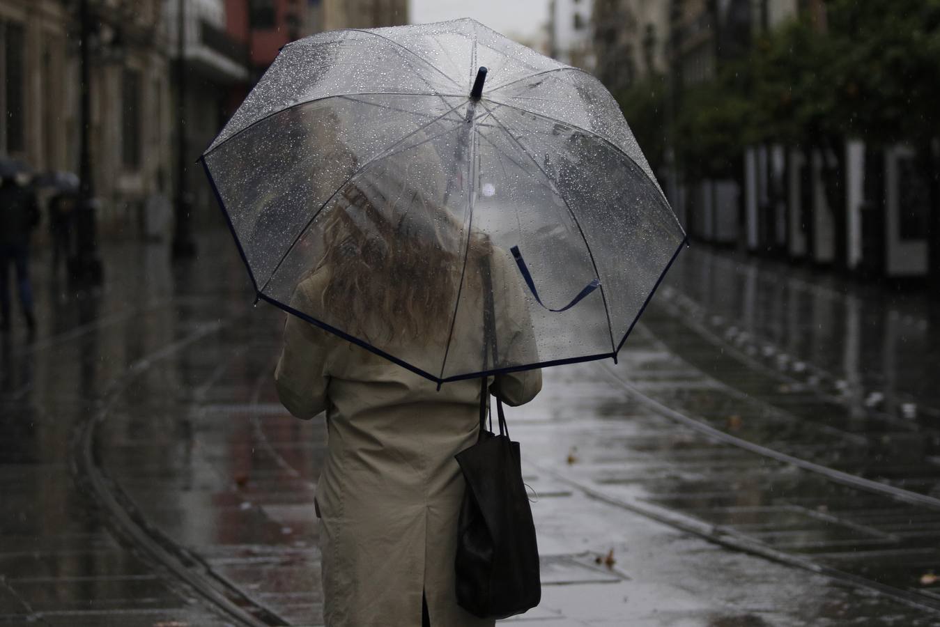 Las imágenes de la lluvia en Sevilla