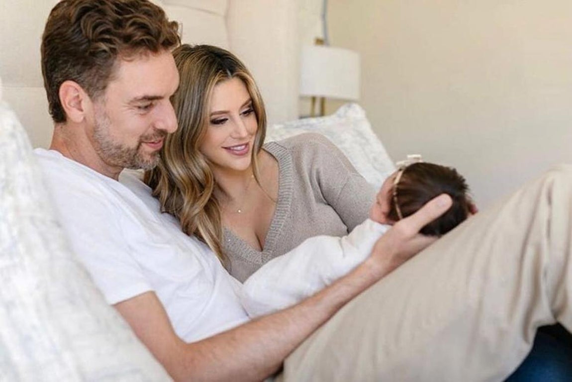 Pau Gasol no puede estar más feliz con la llegada de su primera hija: Elisabet Gianna Gasol. 
