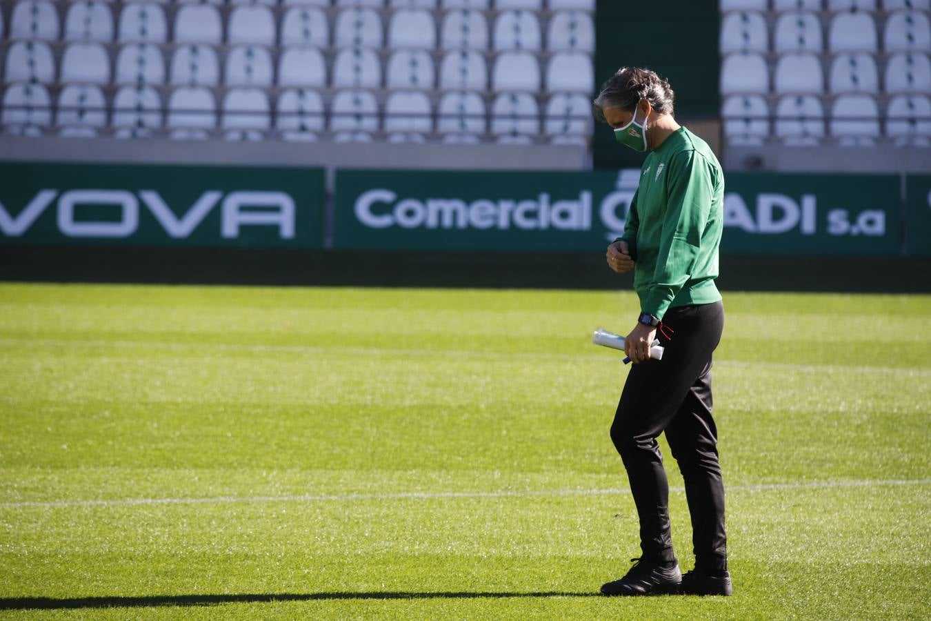 La primera jornada de Pablo Alfaro en el Córdoba CF, en imágenes