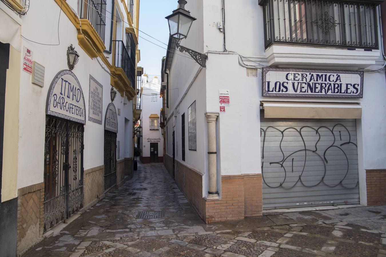 Santa Cruz, un barrio desierto