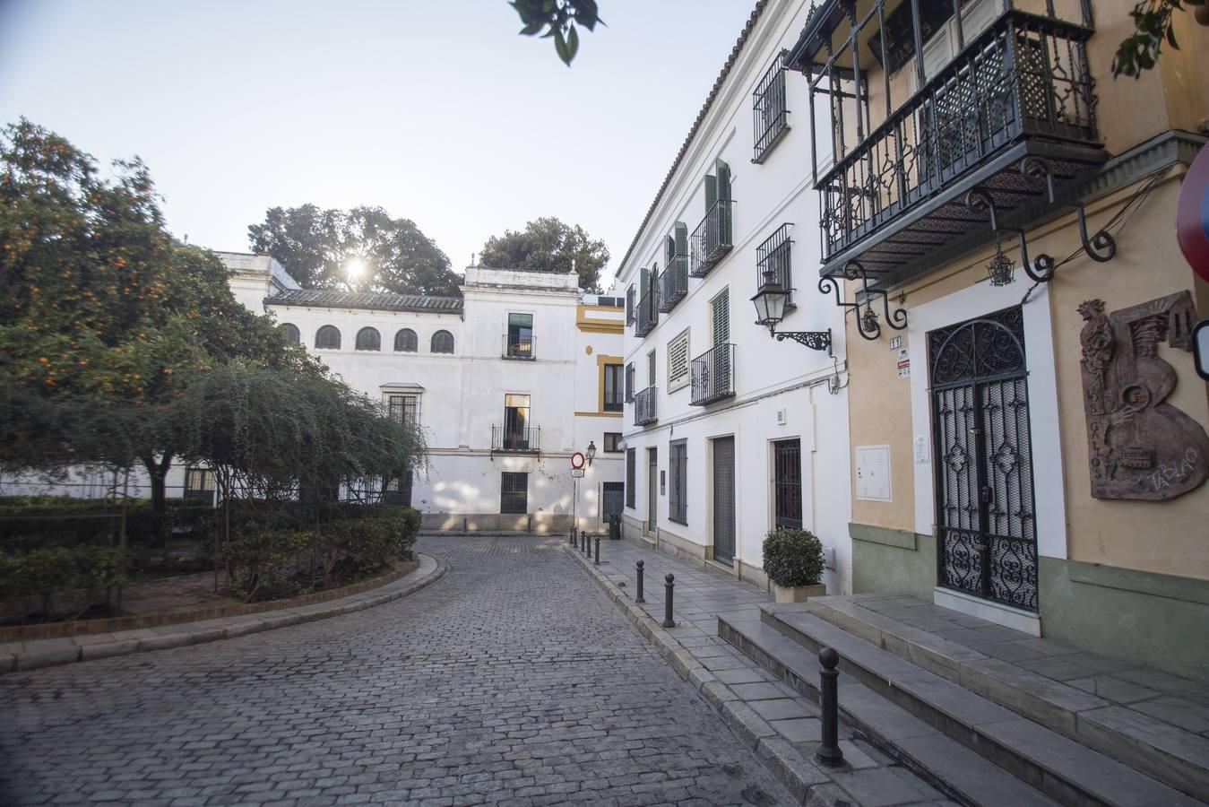 Santa Cruz, un barrio desierto