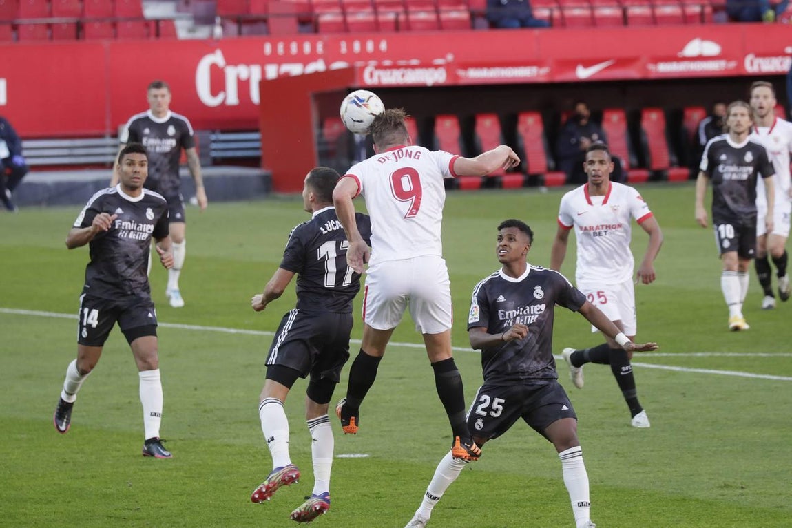 Las mejores imágenes del encuentro entre el Sevilla F.C. y el Real Madrid