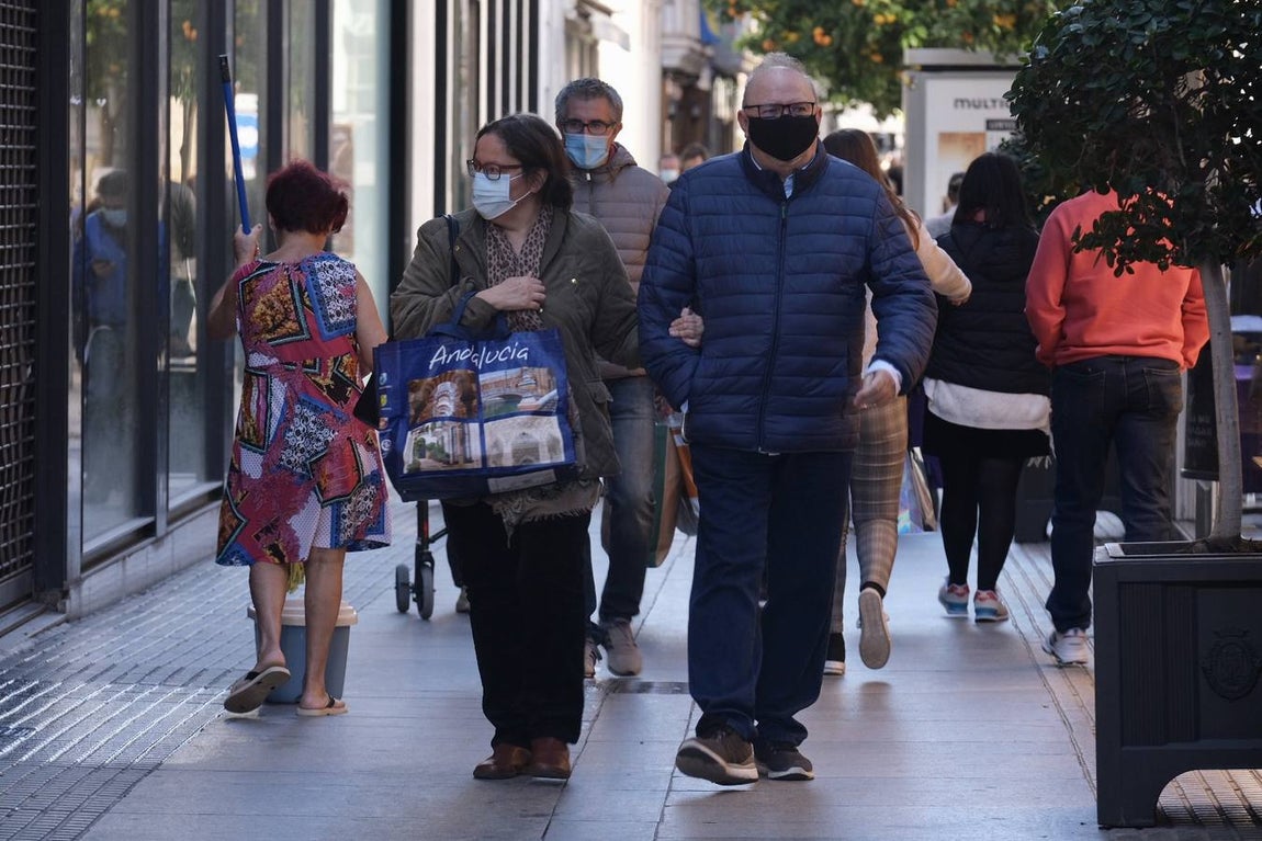 Comercio y Navidad, en tiempos de Covid, en Cádiz