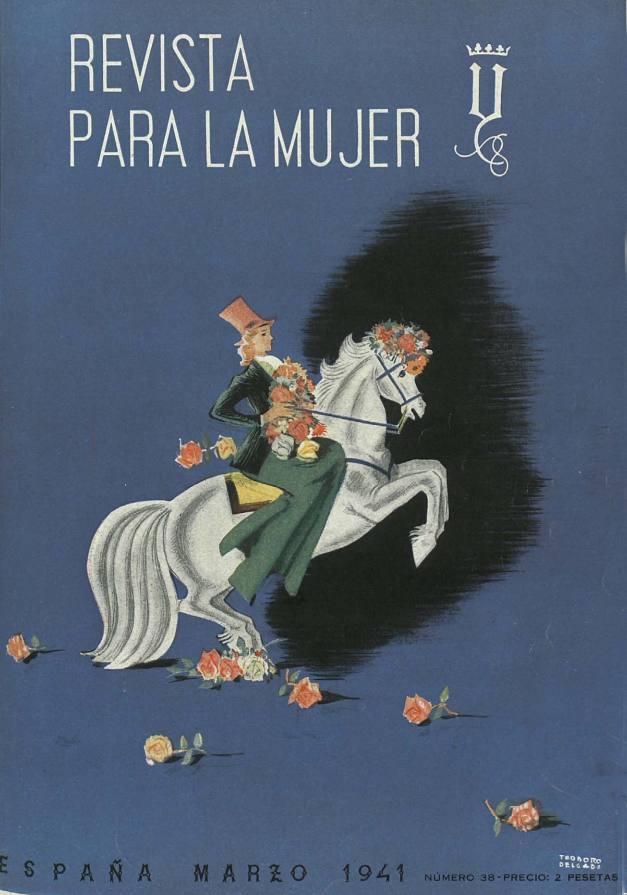 Durante la posguerra, Teodoro Delgado fue uno de los ilustradores que trabajaron para la Dirección General de Turismo. 