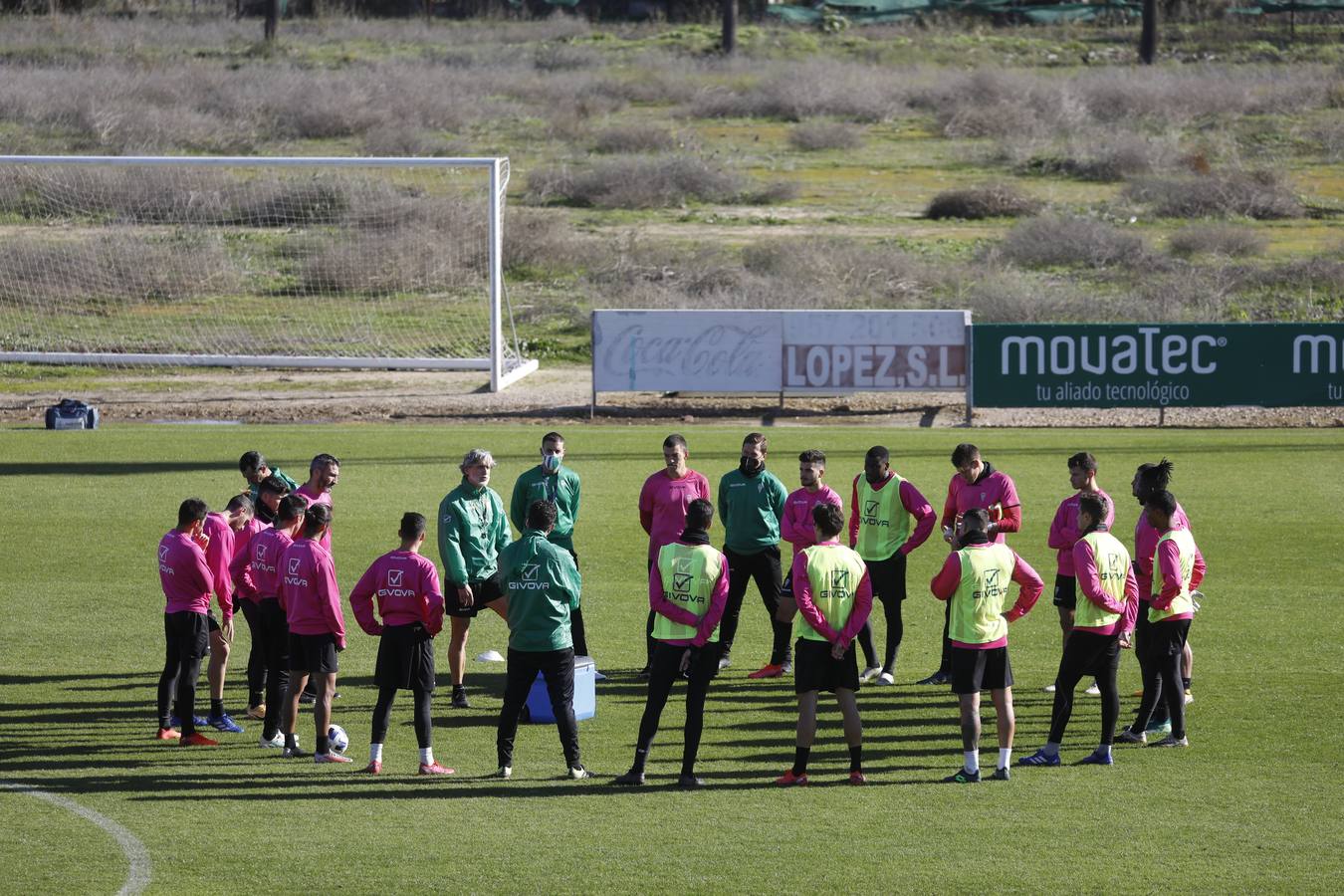 El entrenamiento del Córdoba CF con Alfaro al mando, en imágenes