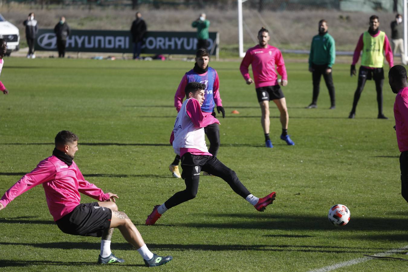 El entrenamiento del Córdoba CF con Alfaro al mando, en imágenes