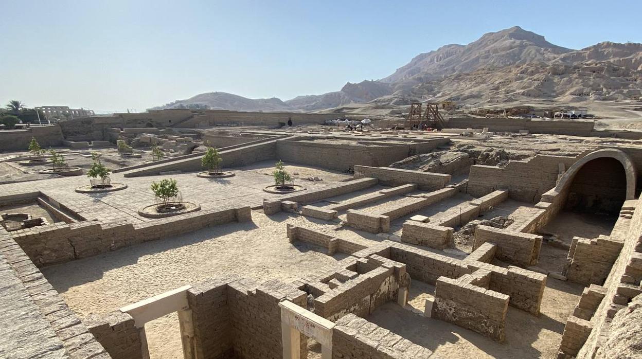 En imágenes, el proyecto arqueológico Tutmosis III temple, en Egipto