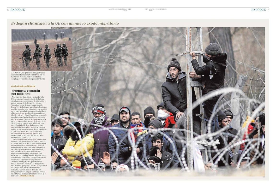 Esta página, junto con otras cinco más, premio en el apartado «Refugiados», dentro de la categoría «Páginas de información». 