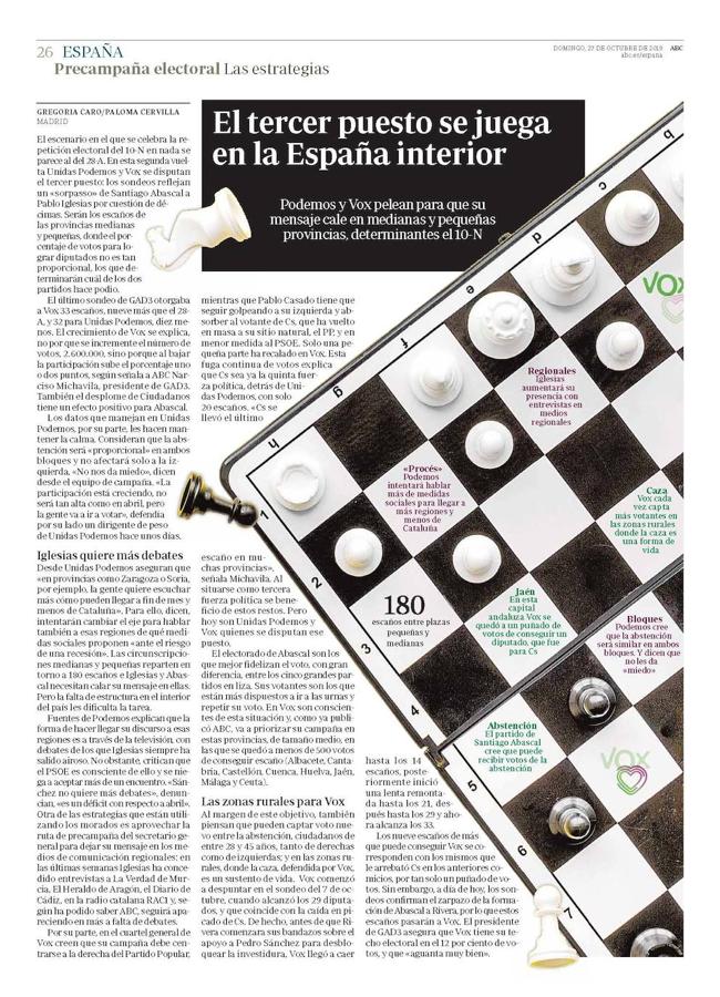 Premio en el apartado «Elecciones», dentro de la categoría «Páginas de información». 