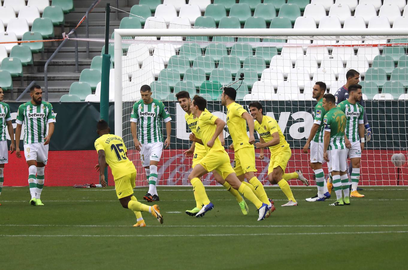 Las mejores imágenes del partido entre el Betis y el Villarreal