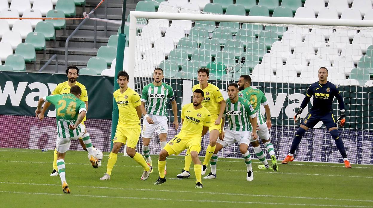 Las mejores imágenes del partido entre el Betis y el Villarreal