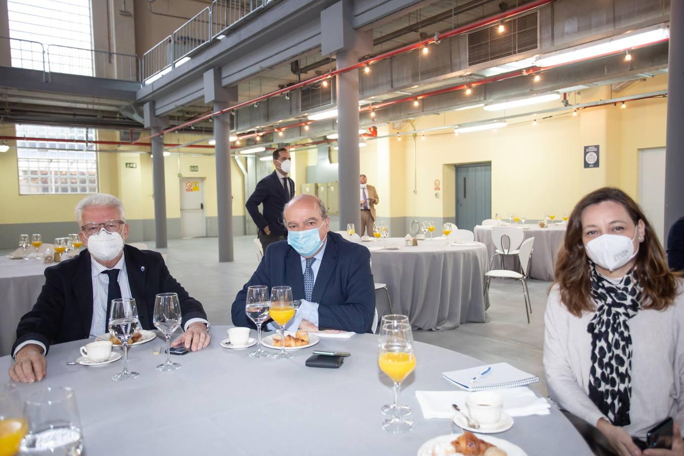 Ricardo Serra, Luis Miguel Martín y Lorena García