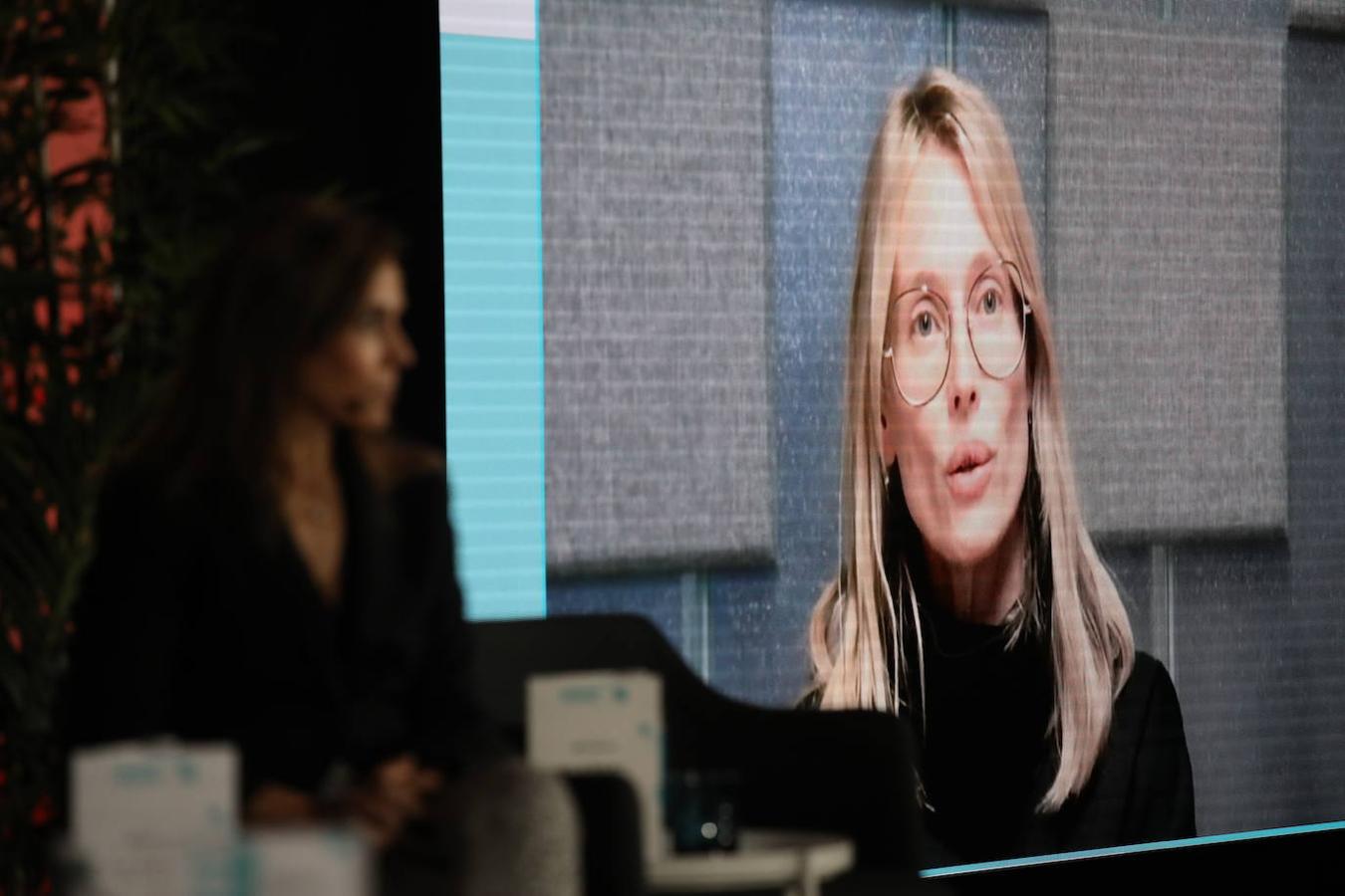 Vanesa Lorenzo durante su intervención. 