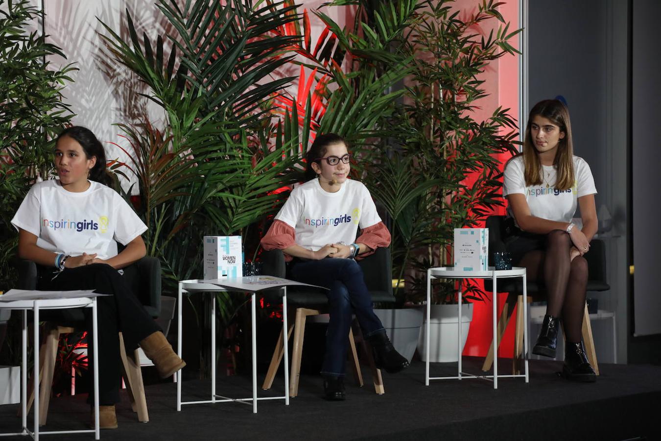 Participantes de la ponencia: «Habla el futuro: las niñas sin límites de Inspiring Girls». 