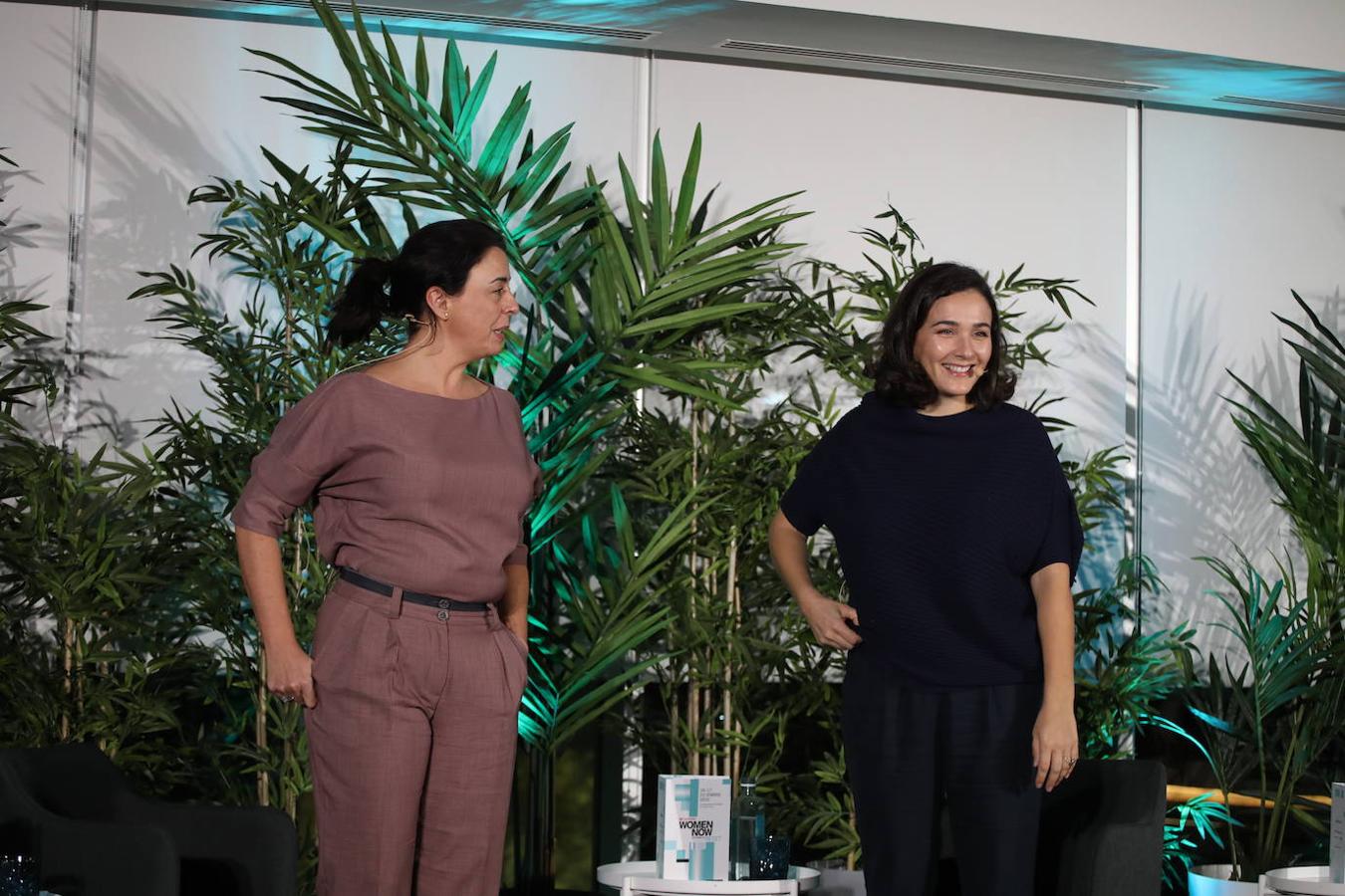 Adriana Domínguez tras su intervención. 