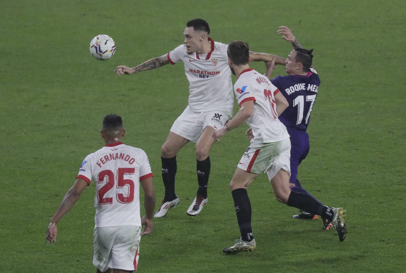 En imágenes, el partido entre el Sevilla F.C. y el Valladolid