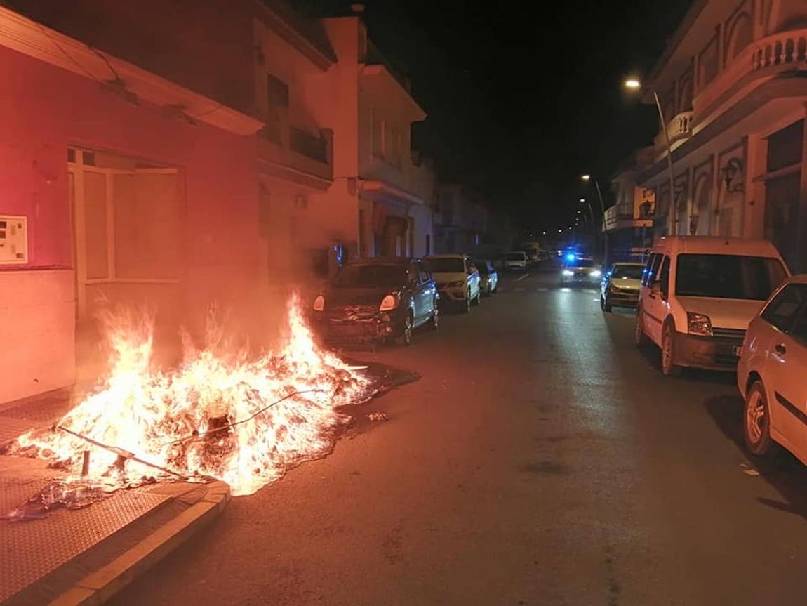 Incendios intencionados en Chipiona