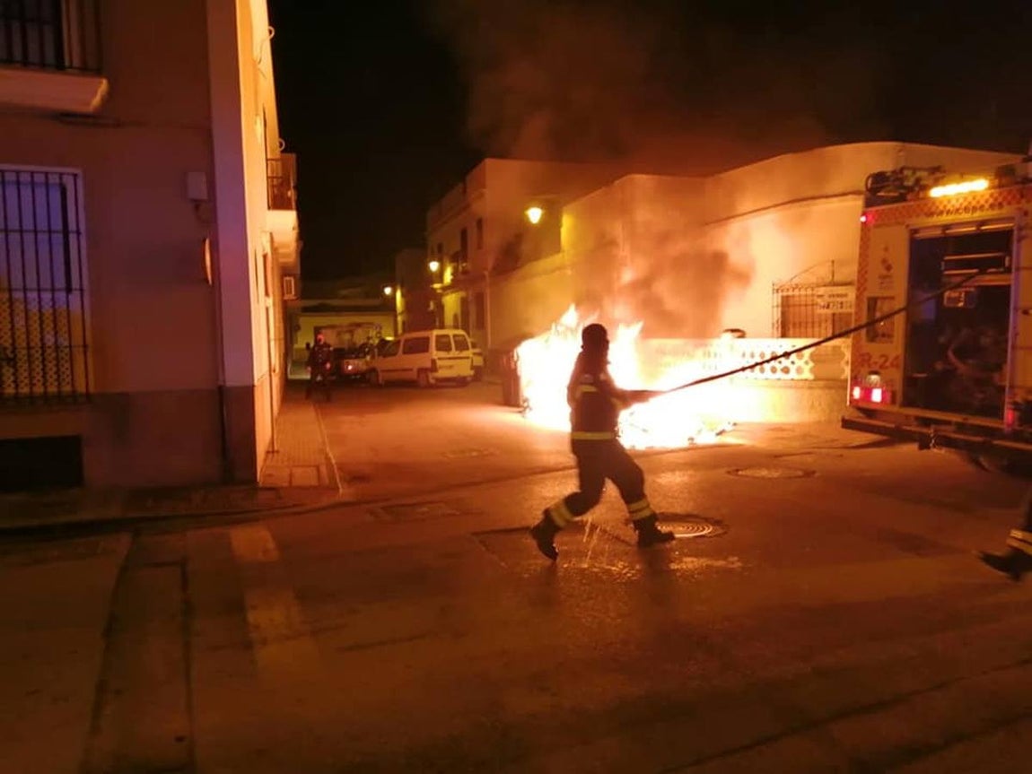 Incendios intencionados en Chipiona