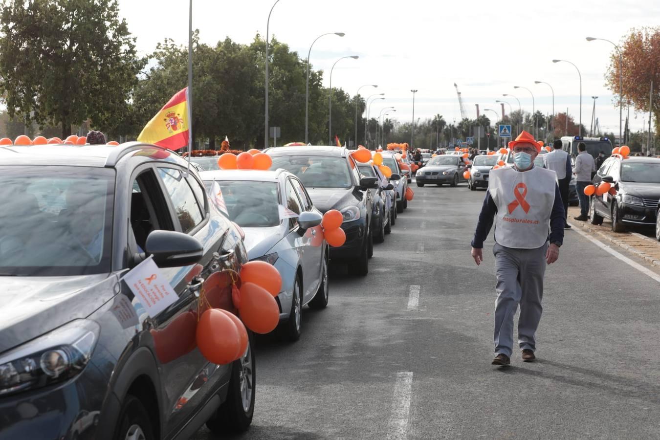 La manifestación contra la ley Celaá en Sevilla, en imágenes