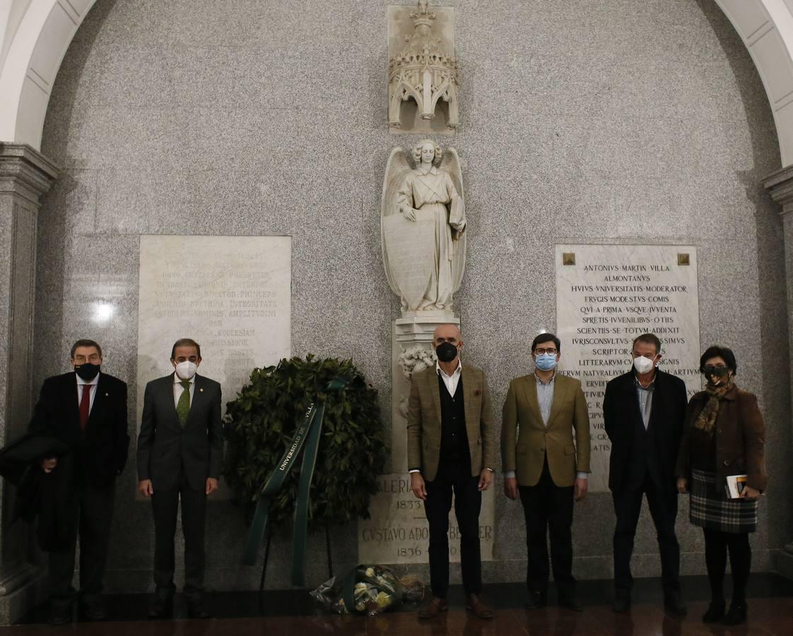 En imágenes, los diferentes homenajes a los hermanos Bécquer en Sevilla