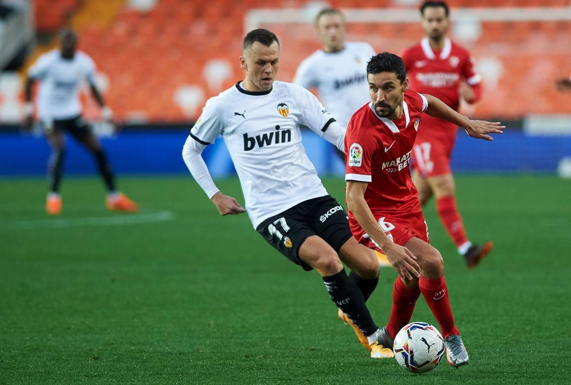 Las mejores imágenes del encuentro entre Valencia y Sevilla F.C.