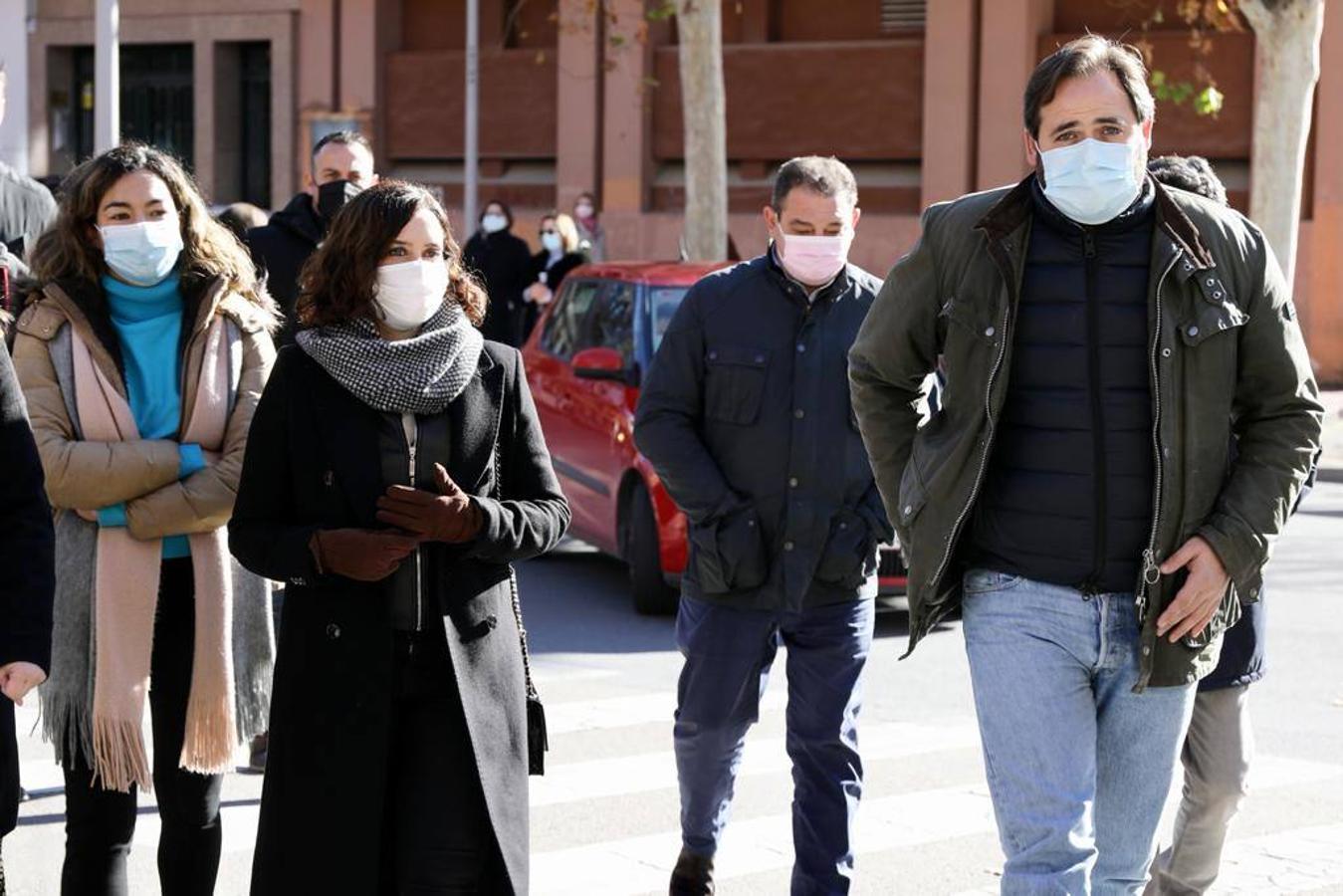 Isabel Díaz Ayuso y el presidente regional del PP, Paco Núñez, de visita por Toledo