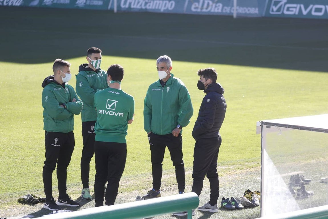 El regreso del Córdoba CF tras el parón navideño, en imágenes