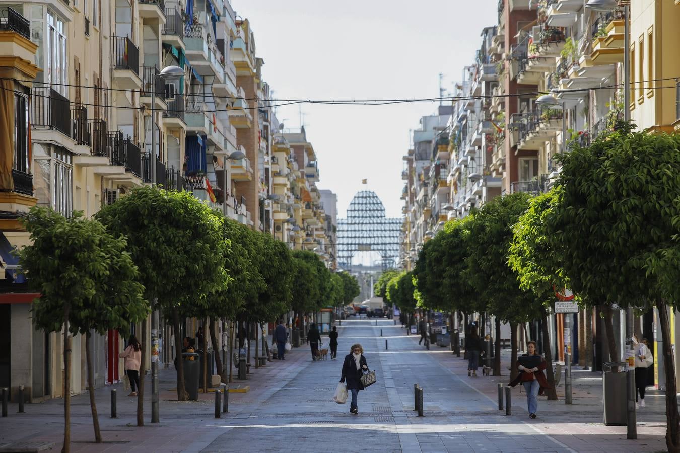 El año 2020 en imágenes: primeros días del estado de alarma en Sevilla