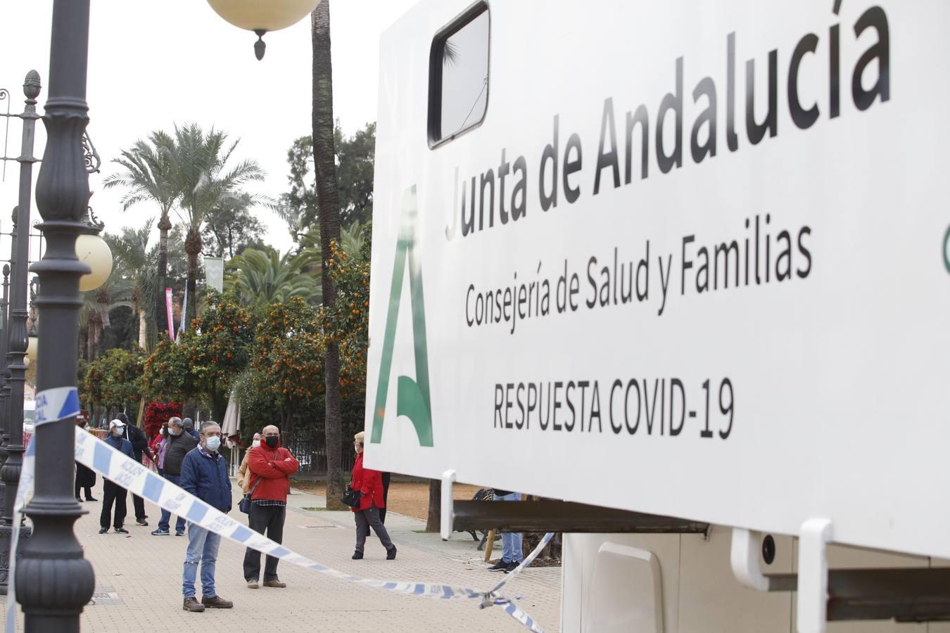 El cribado masivo por coronavirus en el Paseo de la Victoria, en imágenes