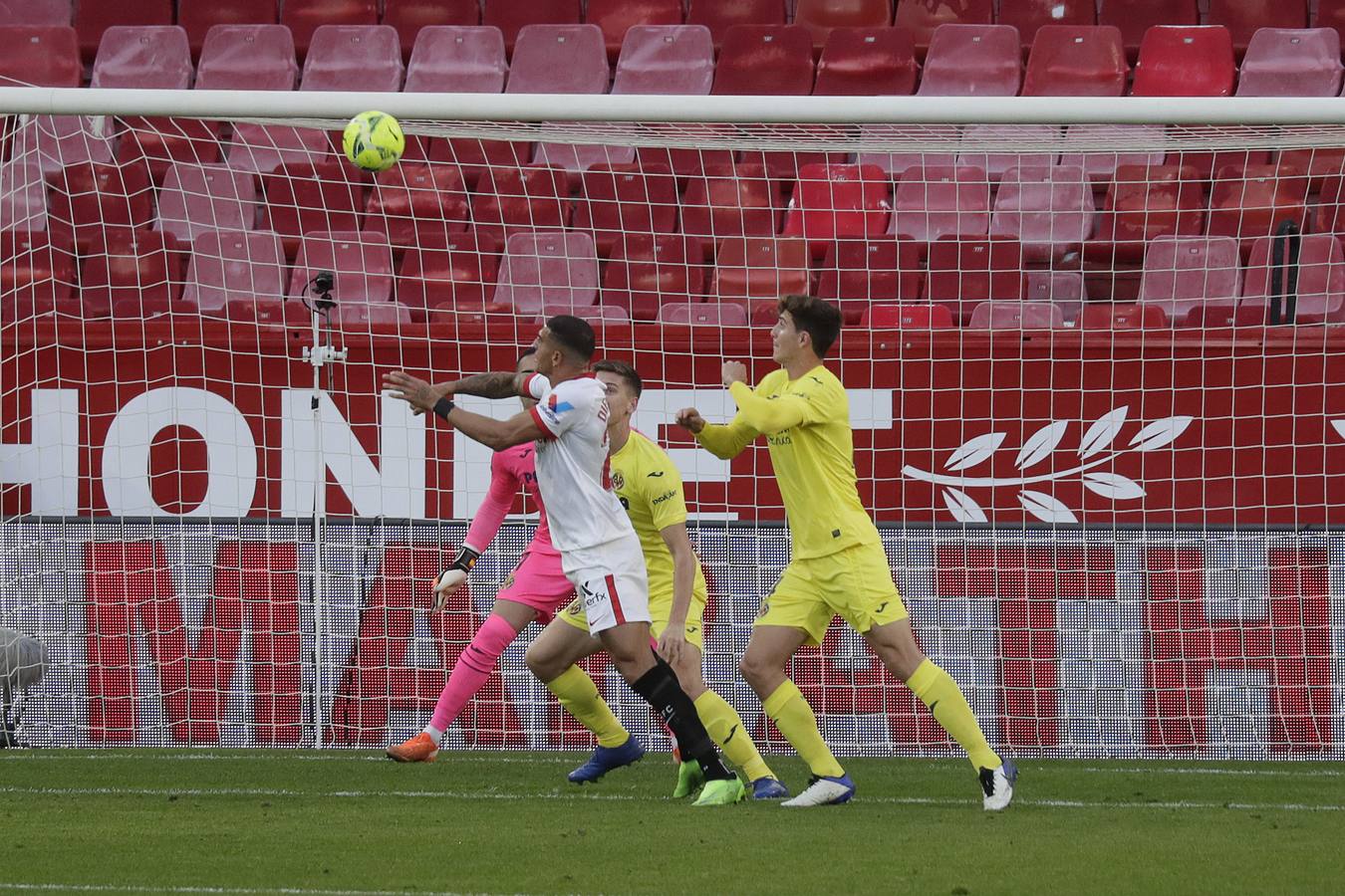 Partido entre el Sevilla y el Villarreal de la 16ª jornada de LaLiga Santander