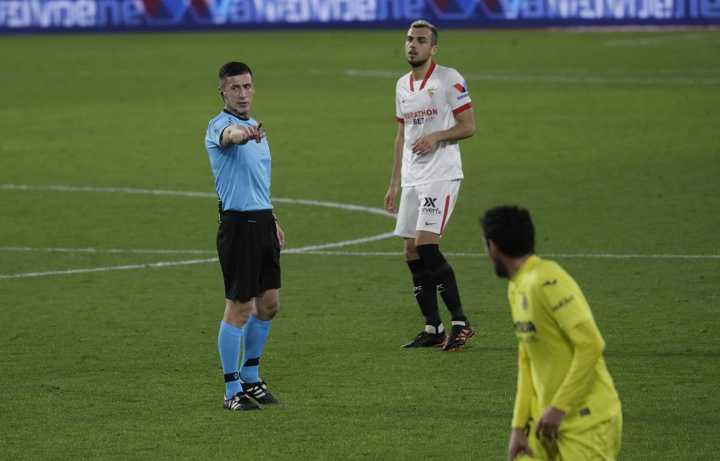 Partido entre el Sevilla y el Villarreal de la 16ª jornada de LaLiga Santander