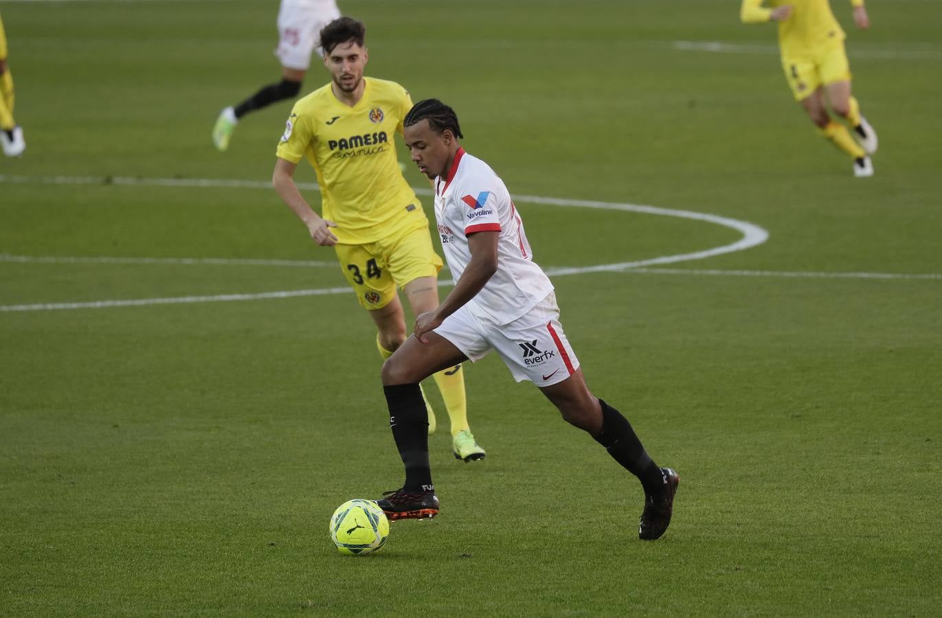 Partido entre el Sevilla y el Villarreal de la 16ª jornada de la LaLiga