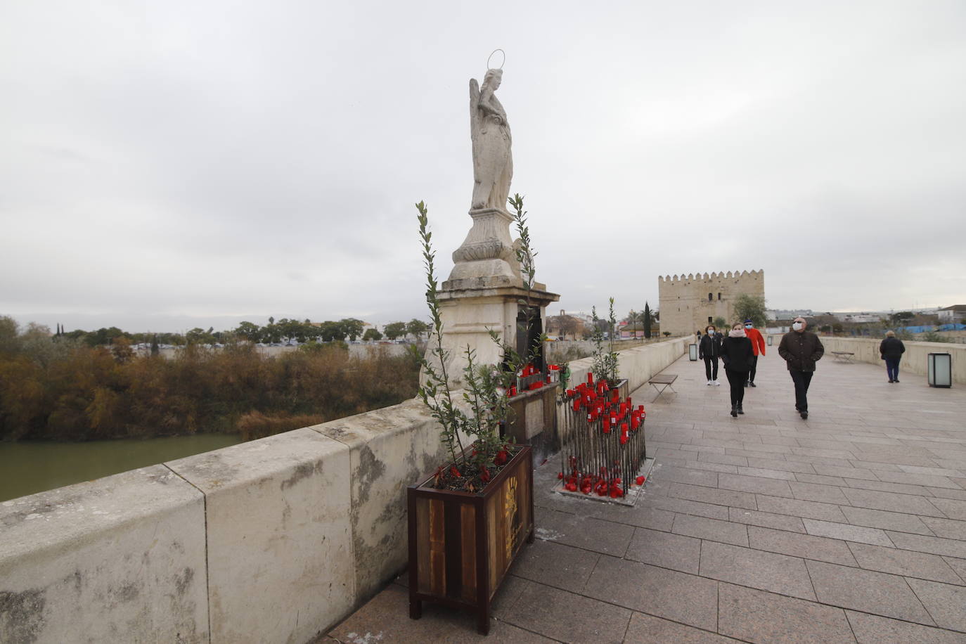 La situación del Puente Romano de Córdoba, en imágenes