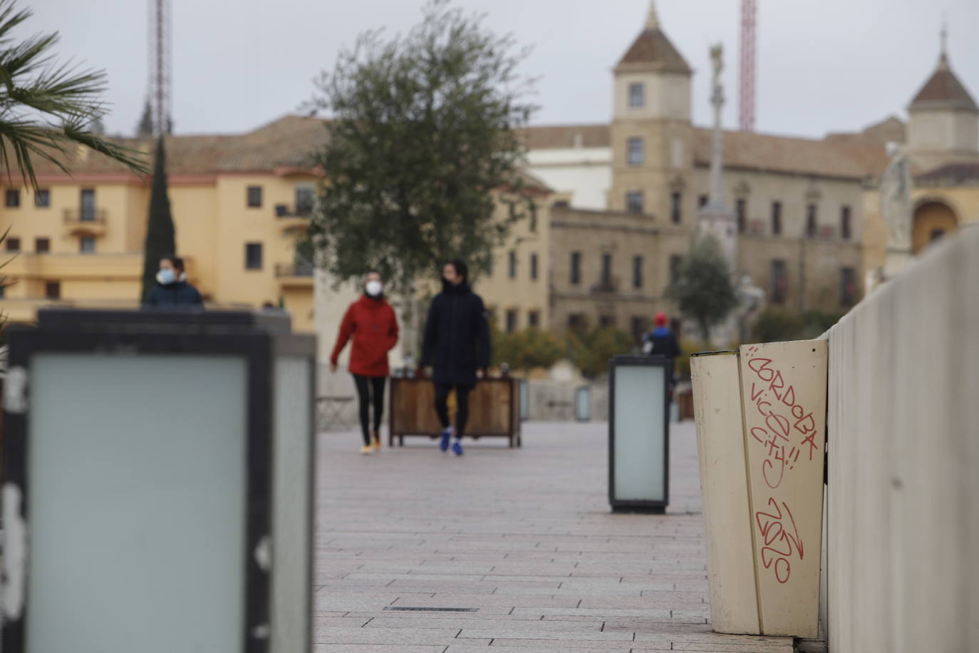 La situación del Puente Romano de Córdoba, en imágenes