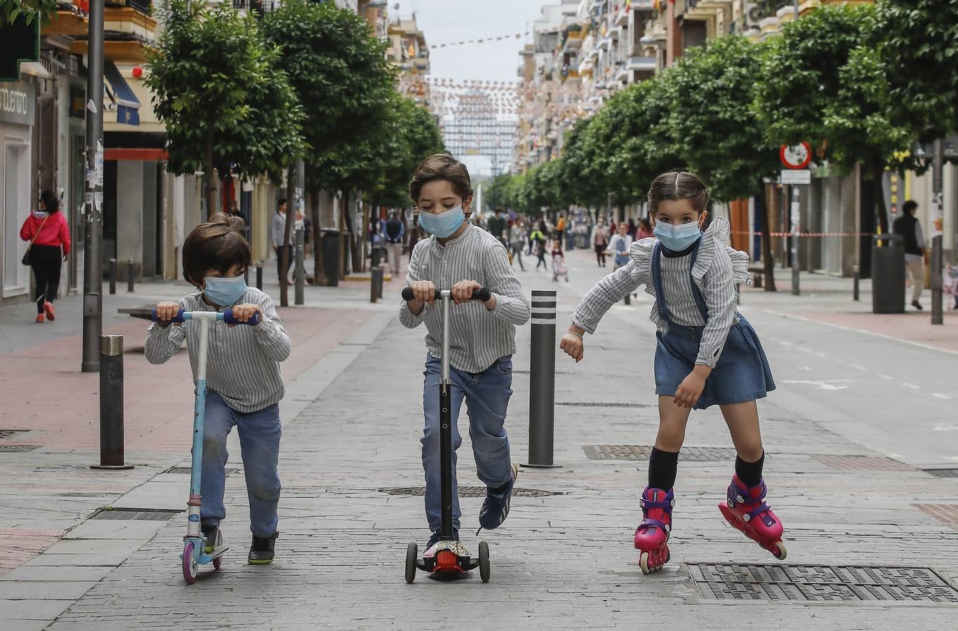 Levantamiento de restricciones durante el confinamiento en el primer estado de alarma en Sevilla