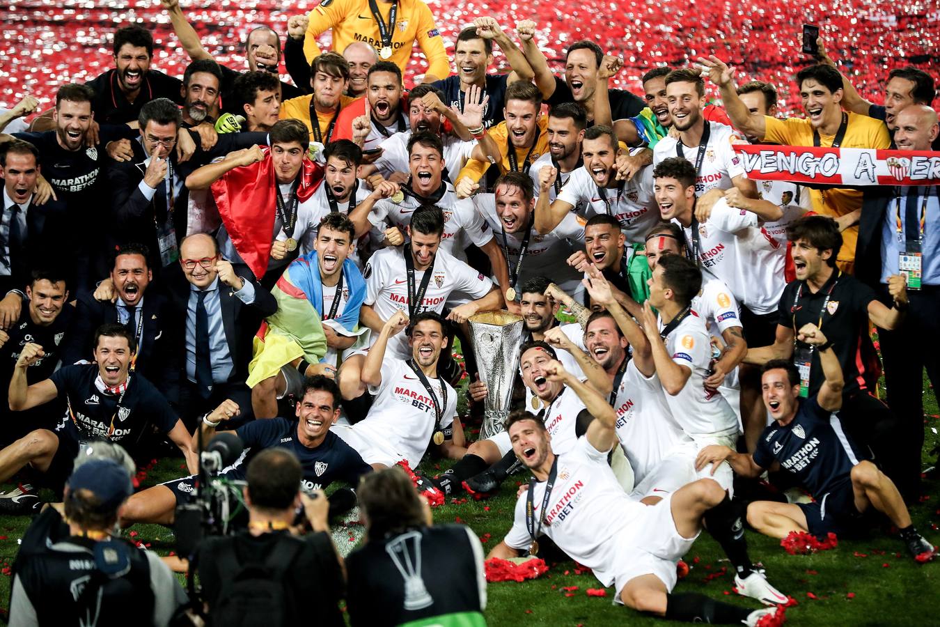 El Sevilla, campeón de la Europa League por sexta vez