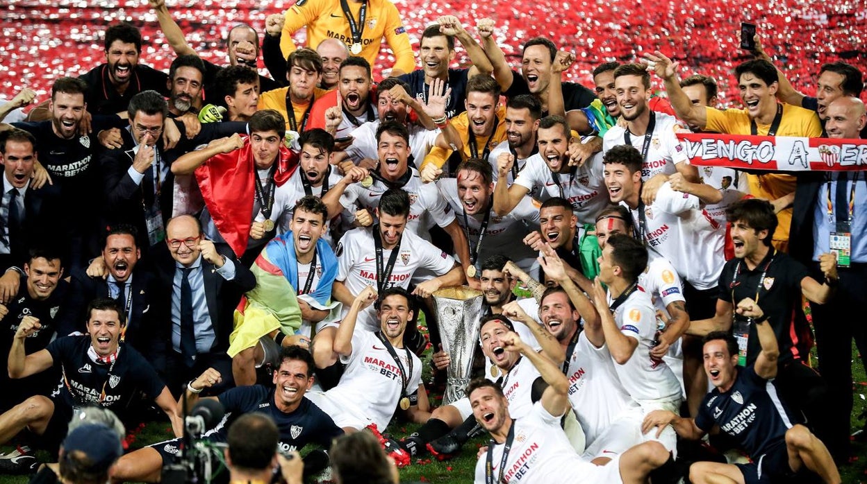 El Sevilla, campeón de la Europa League por sexta vez