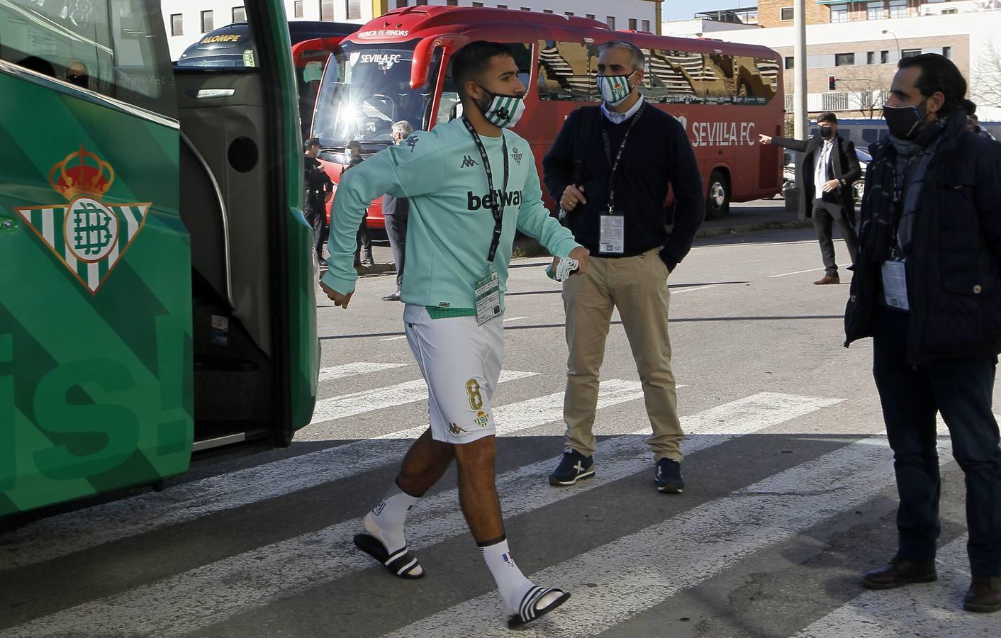 Ambiente de un derbi marcado por el coronavirus