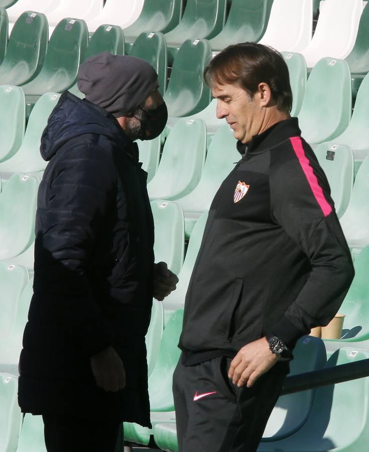 Ambiente de un derbi marcado por el coronavirus