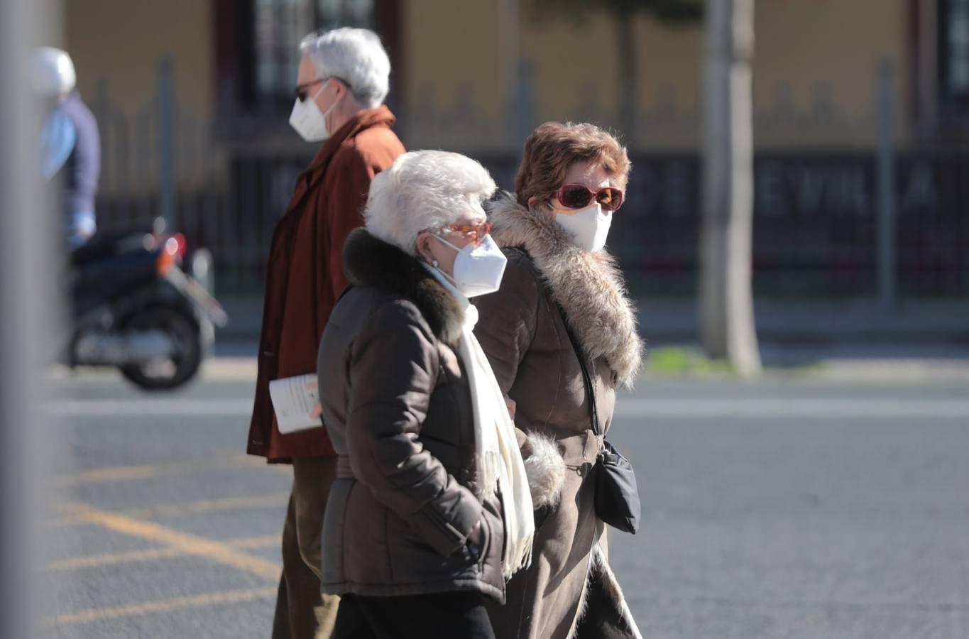 En imágenes, primer fin de semana del año con temperaturas bajo cero en Sevilla