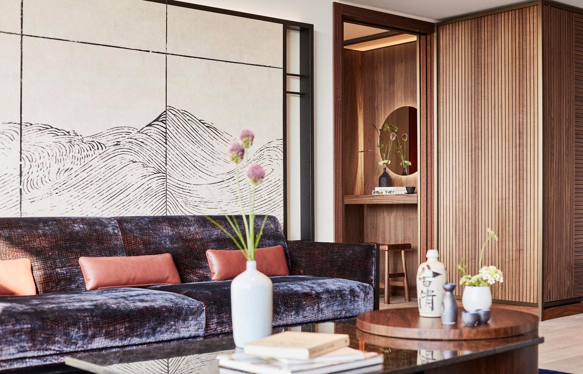 El hotel que Robert de Niro ha venido en Barcelona. Como se puede observar cada rincón desprende un aura de paz y serenidad.