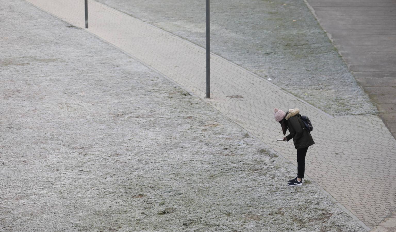 La mañana de frío en Córdoba, en imágenes