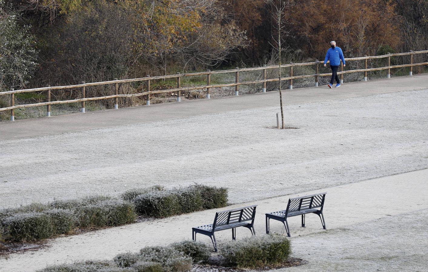 La mañana de frío en Córdoba, en imágenes