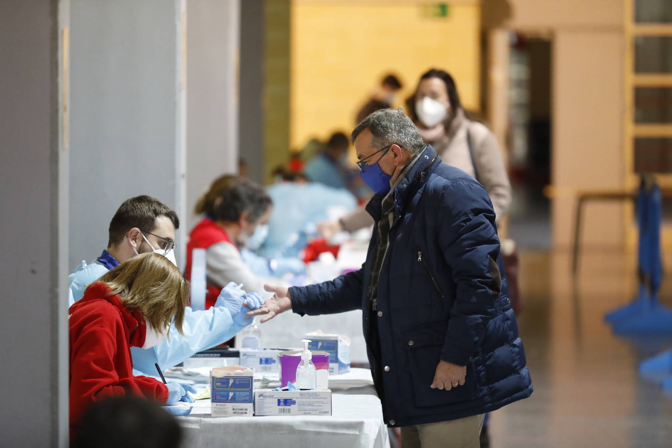 En imágenes, los test del Covid a los docentes en Córdoba