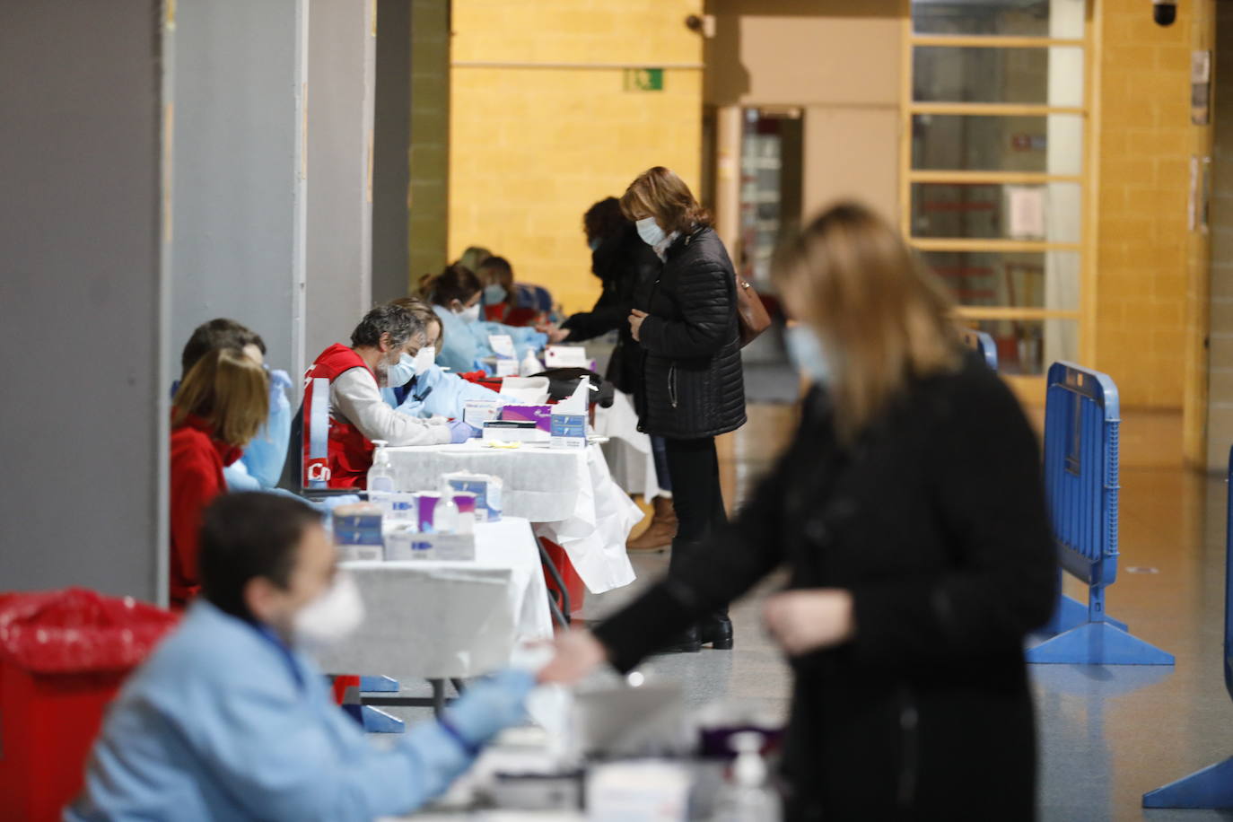 En imágenes, los test del Covid a los docentes en Córdoba