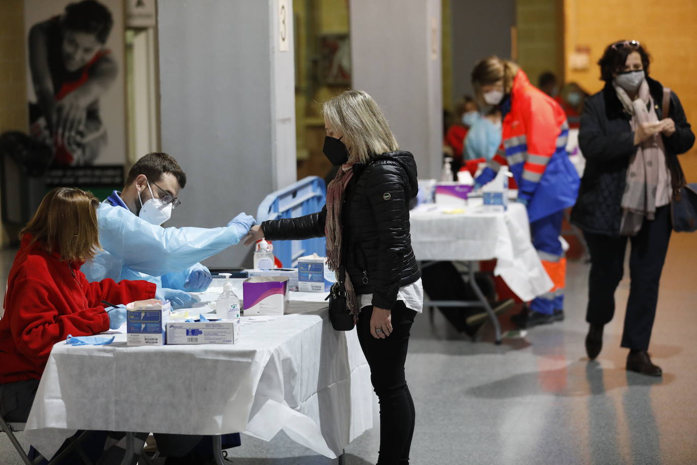 En imágenes, los test del Covid a los docentes en Córdoba