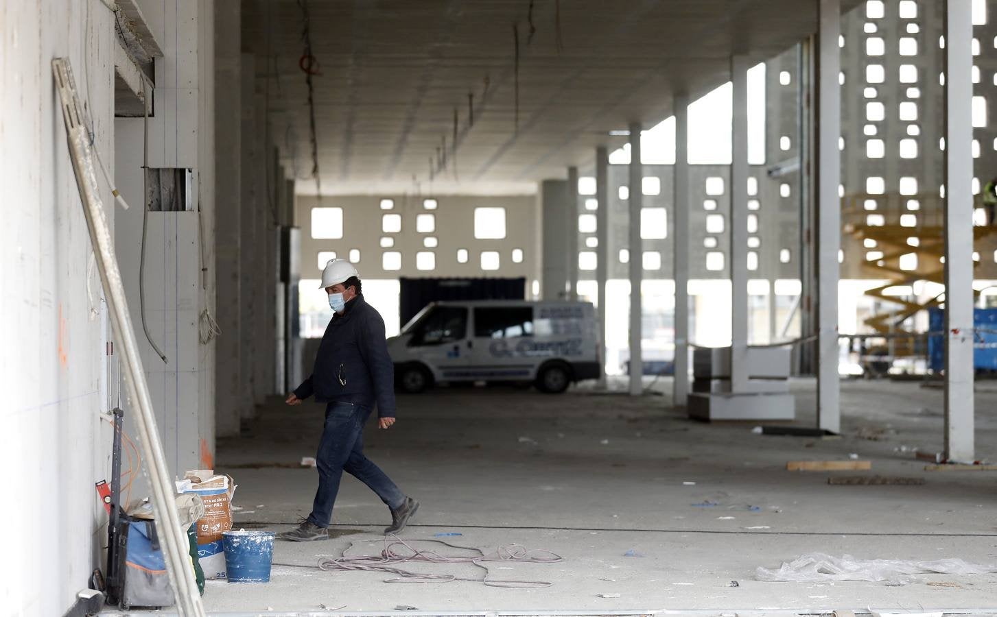 La evolución de las obras en el Centro de Ferias y Convenciones de Córdoba, en imágenes